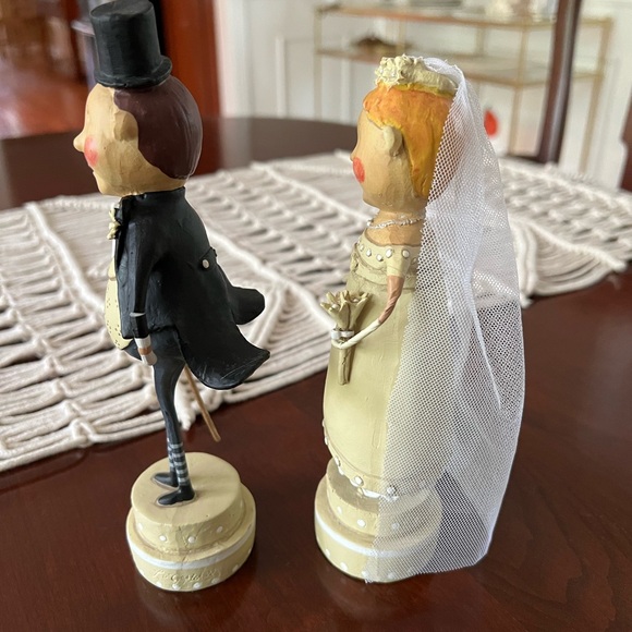 Lori Mitchell Figurines Bride and Groom - Picture 2 of 6